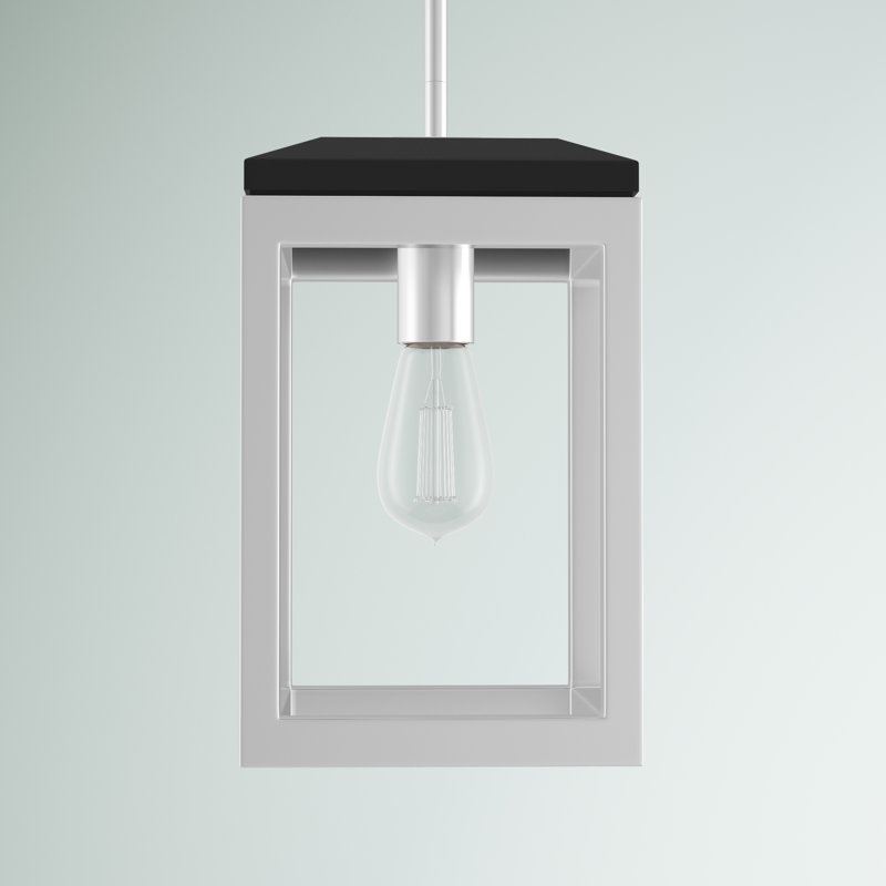 Luminaire suspendu rectangulaire à 1 lumière Adel