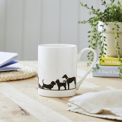 Portmeirion, Mug Meirion - Silhouette Dog Friends Tall Mug