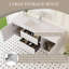 Meuble-lavabo flottant avec lavabo