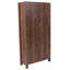6 Cube Storage Organizer Bookcase with Metal Cabinet Doors