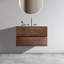 Meuble-lavabo mural en noyer de 30 po avec lavabo en céramique avec trois trous de robinet, grand meuble-lavabo flottant de rangement pour salle de bain moderne, lavabo une pièce sans drain, pré-assemblé-1428284870-1428284871