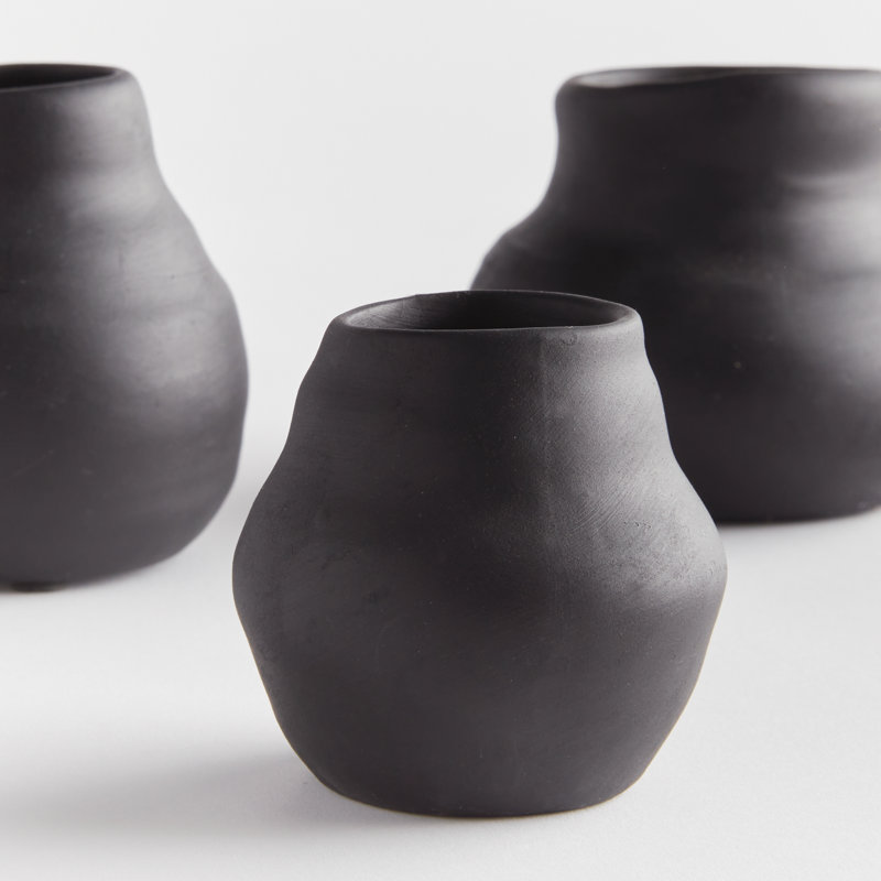 Aliviana Bud Vases, Black