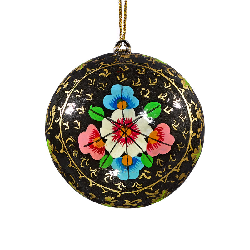 Black Blooms Bauble