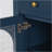 35.6" Bathroom Cabinet, Only Cabinet, Blue-638011667