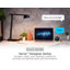 Lampe de bureau noire 17,32 po