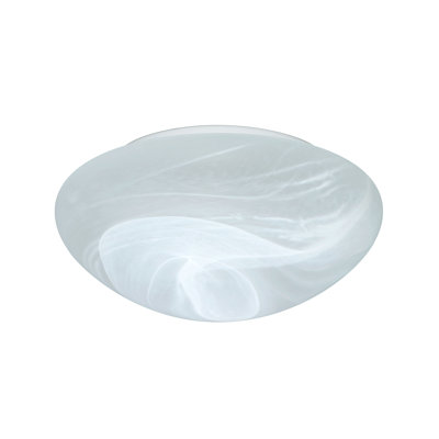 Bowmin Glass Flush Mount