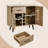 Bhawna 35.5 " L Steel Wine Bar