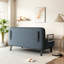 Confortable fauteuil convertible de 55 pouces avec dossier et coussin réglables, idéal pour la détente et le sommeil à la maison et au bureau-1192146803-1192146800