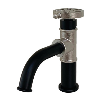 Kingston Brass Belknap Single-Handle 1-Hole Deck Mount Bathroom Faucet with Push Pop-Up