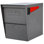 Package Master Steel Post Mounted Mailbox with Magnetic Closure