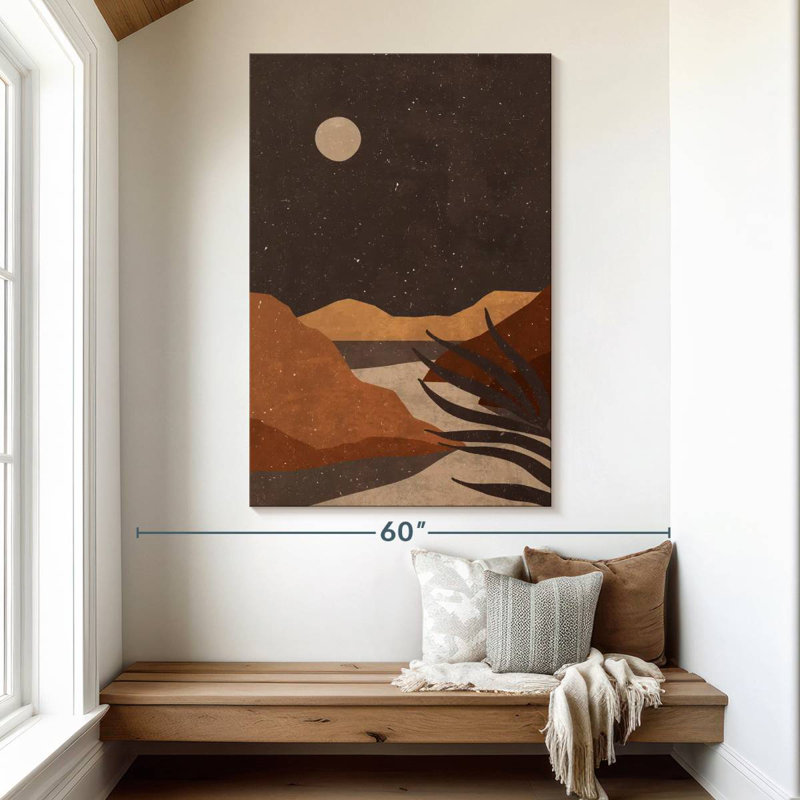 Alvord Boho pleine lune, H 51 po x l 34 po