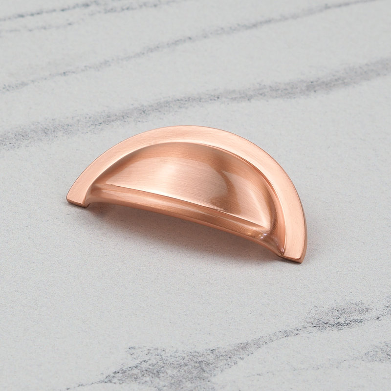 Satin Copper Cup & Coordinating Knobs , 76mm Cup