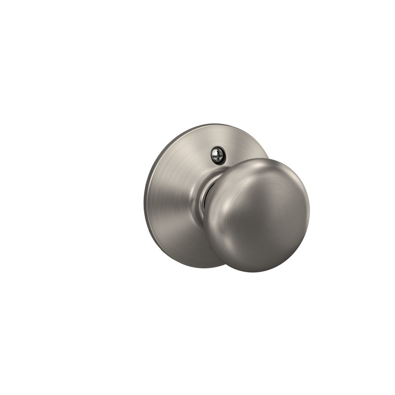 Plymouth Passage (Hall & Closet) Round Knob, Satin Nickel