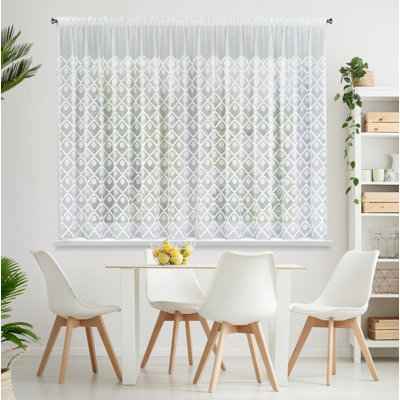 Fyllia Sheer Curtain Single Panel