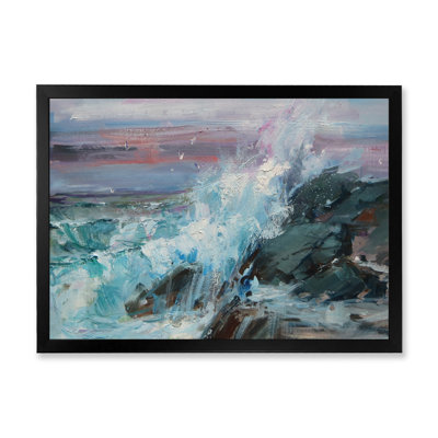 Storm Waves Crashing On Rocks II " Storm Waves Crashing On Rocks II "