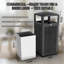 Commercial Outdoor Trash Can with Locking Lid - 13.5 Gallon