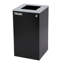 Ensemble de poubelles et de poubelles à couvercle ouvert en acier 29 gallons avec couvercle carré et mixte-92523426