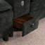 Canapé modulaire modulaire en L avec méridienne réversible, port USB, tiroir de rangement, console avec porte-gobelet rabattable, poches pour accoudoirs et coussins amovibles