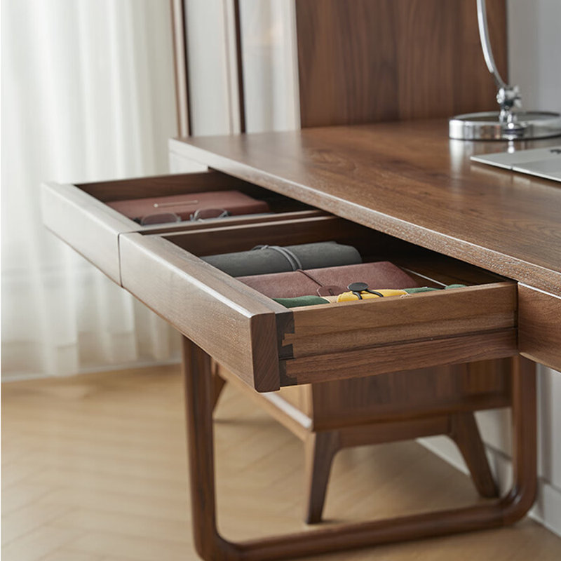 Bureau de style nordique minimaliste, H 29,53 po x l 51,18 po x P 23,62 po