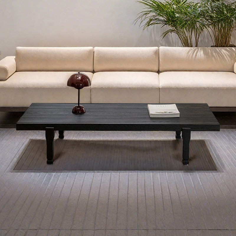 Table basse Wabi-sabi, H 11,02 po x L 55,11 po x l 23,62 po