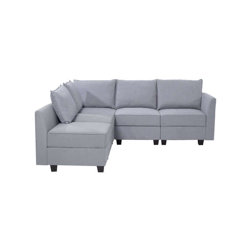 Canapé modulaire Korhan, Lin gris