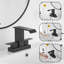 2-handle Bathroom Faucet with Drain Assembly-83678042