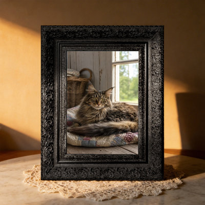 5" x 7" Black 1PC Desk Picture Frame for Entryway Decor