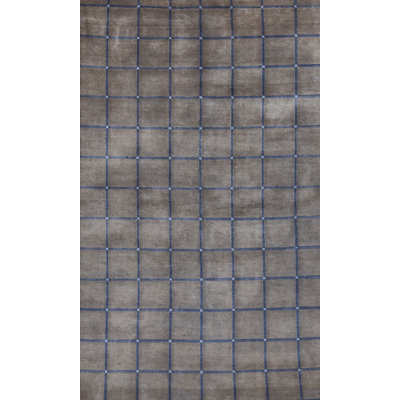 Hand-Knotted High-Quality Gray Area Rug