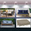 Housse de banc d'extérieur robuste et imperméable multi-usage, housse de banc profond 3 places Patio Lounge-86849265-86849264
