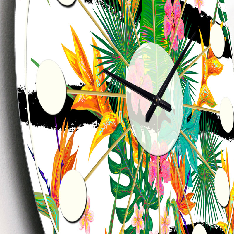Horloge murale rétro Mid-Century, Petit