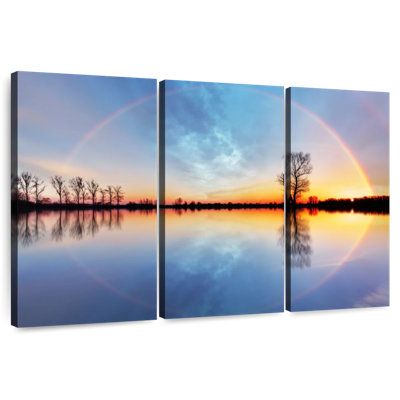 Kerrick Sunset Rainbow Reflection