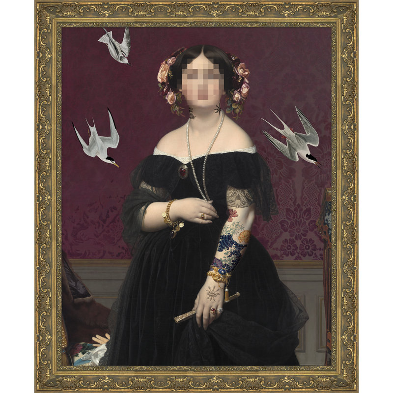 Pixelated Portrait 2 Giclee Print