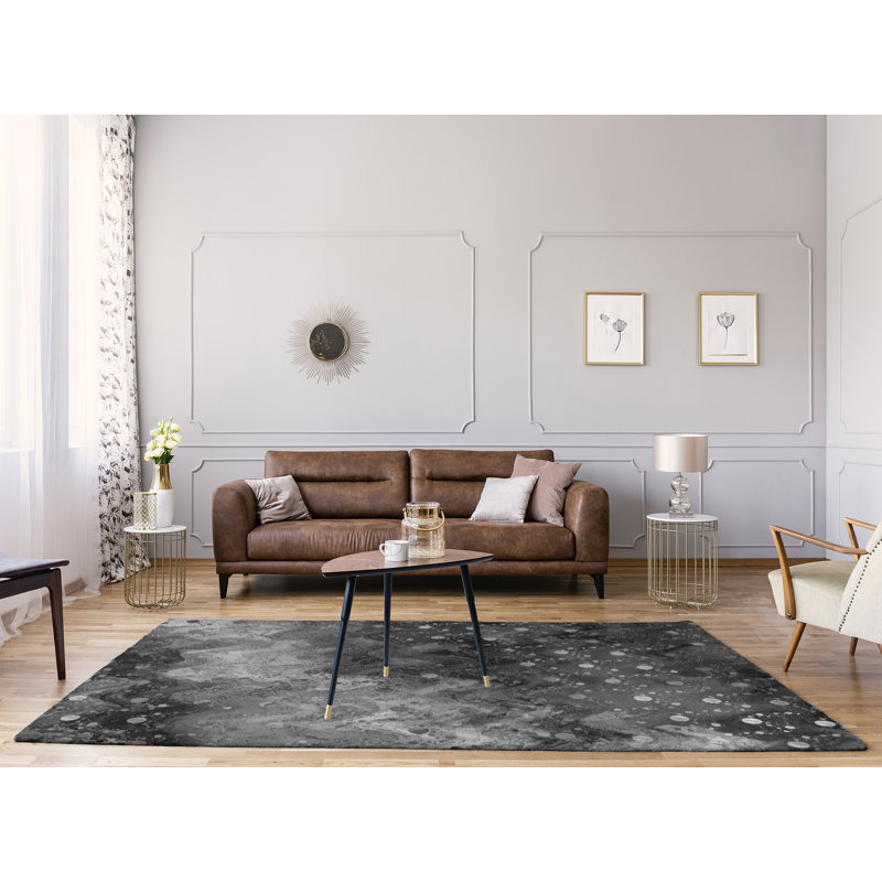 Tapis de planètes et étoiles noires, Rectangle 9 pi x 12 pi