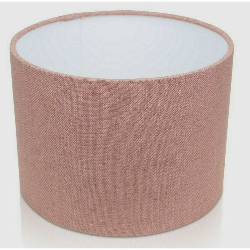 20 Polyester Drum Lamp Shade, Pink