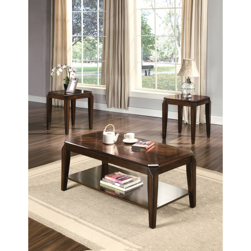 Paquet de 3 pièces (quantité de 1) avec ensemble de table de bout (quantité de 2)