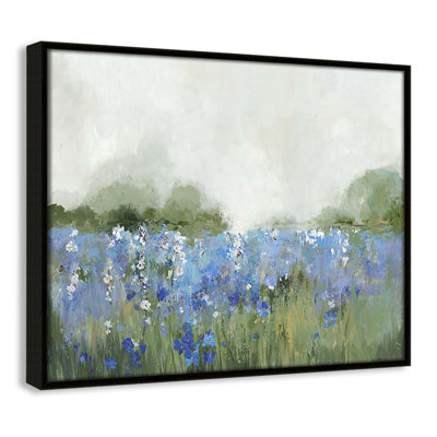 Meadows Bluebels Field "Meadows Bluebells Field" Print