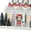 Chalet de Noël en carton 10 po à DEL