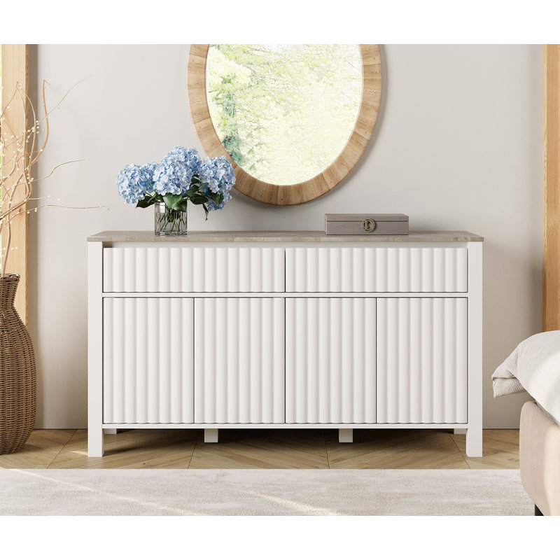 Commode 2 tiroirs Carnetta