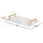 Jana Rectangle Marble Tray