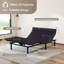Base de lit réglable Cyrielle, grand lit électrique avec zéro gravité et télécommande sans fil, inclinaison de la tête et des pieds 11-en-1, lumière DEL sous le lit, idéale pour la chambre à coucher, la vie en appartement-130201953