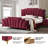 Janeen Flannelette Upholstered Bed-87499176-87499177