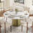 59" Round Modern Dining Table