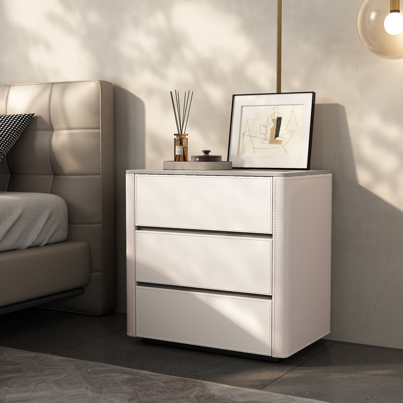 Nightstands, White/Gray