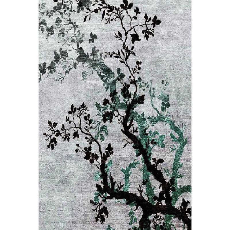 Stylish Hall Carpet, 2.6 x 4.9 Feet, 100% Polyester, 650 g/m² | Antibacterial, Non-Slip PVC Underside, 0.3 in Pile Height | Machine Washable, 3D Digital Printing, Perfect for Any Entryway or Living Space