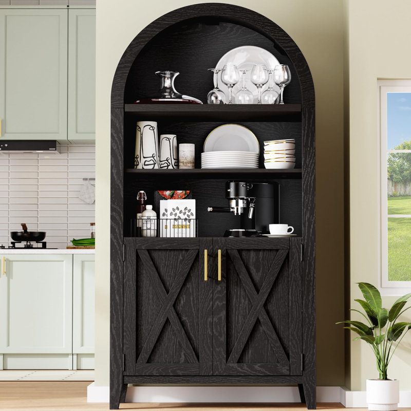 Armoire de rangement arquée