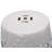 13" x 18" Outdoor Ceramic Garden Stool, White-1093522614