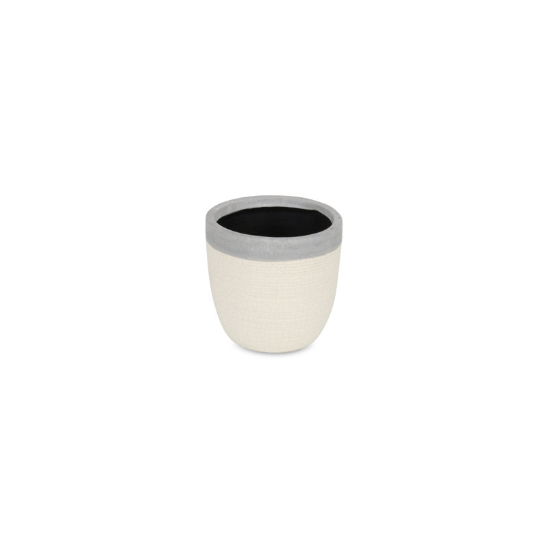 Handmade Pot Planter, 4" H x 4.25" W x 4.25" D