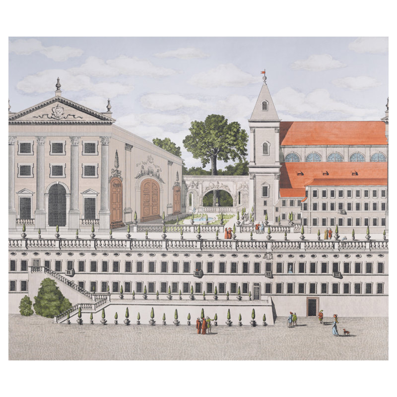 Ensemble de panneaux Schumacher x Johnson Hartig Piazza Firenze, Document