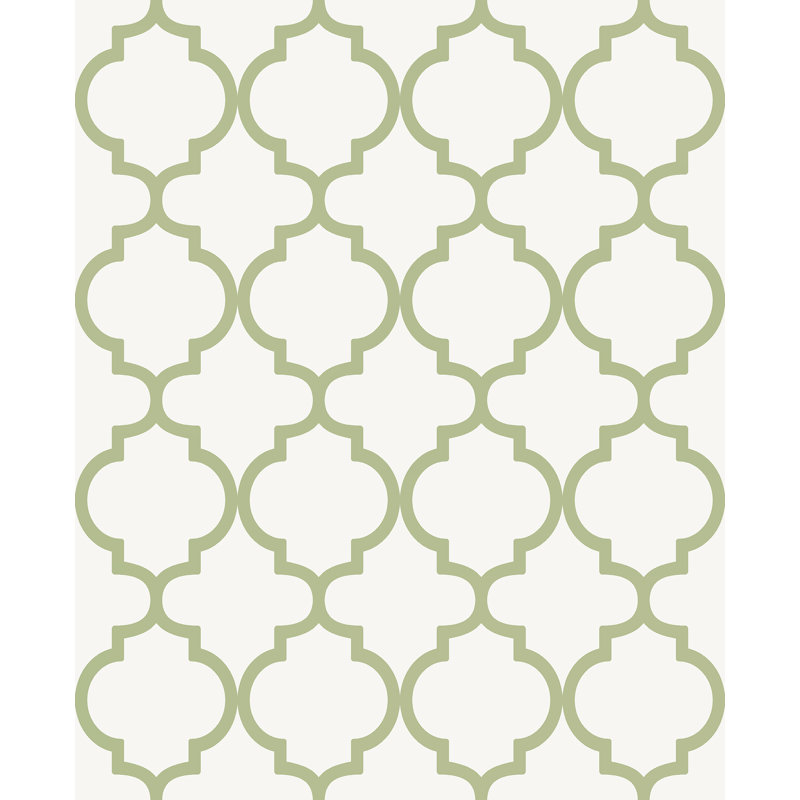  Papier peint vert Trellia, Vert