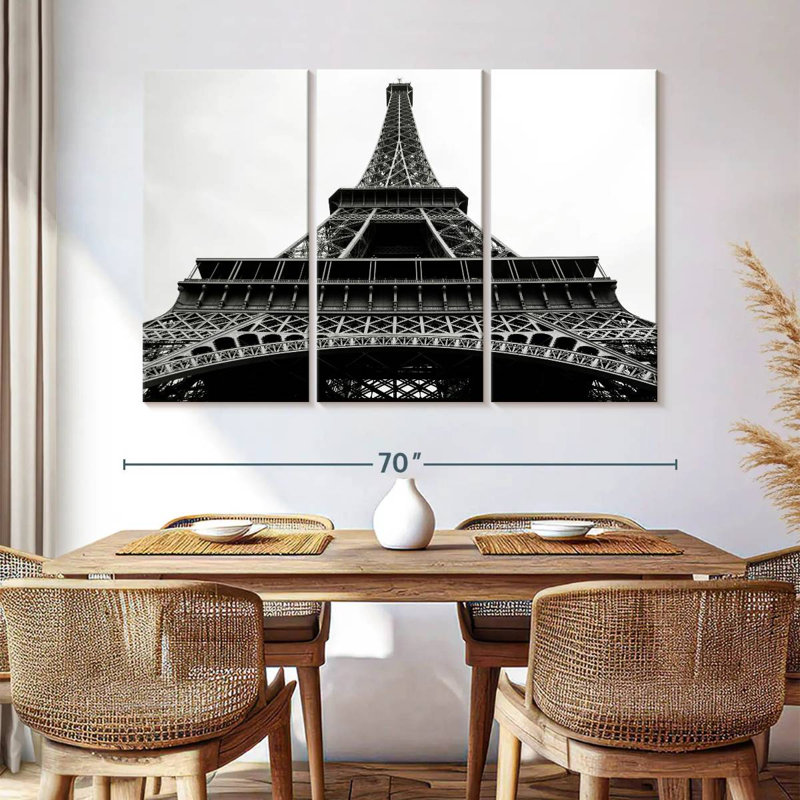 Eiffel Tower Lilie, 42" H x 65" W